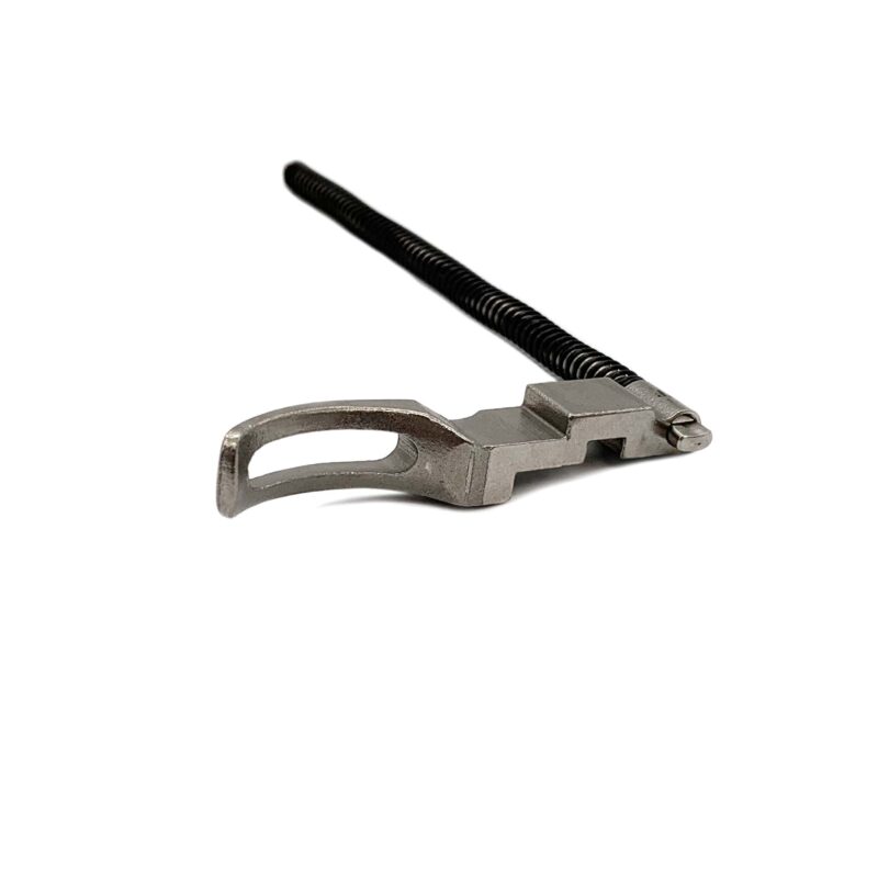 jwh custom ruger 10/22 skeletonized stainless steel extended charging handle front view