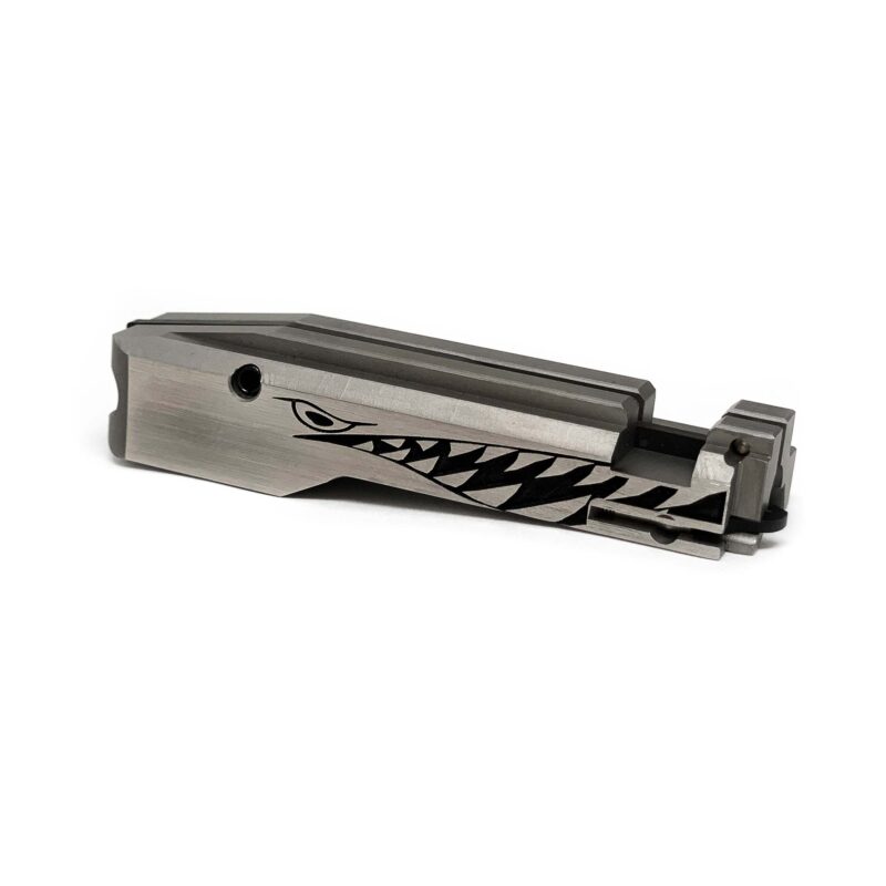 jwh custom ruger 10/22 bolt shark bite front view