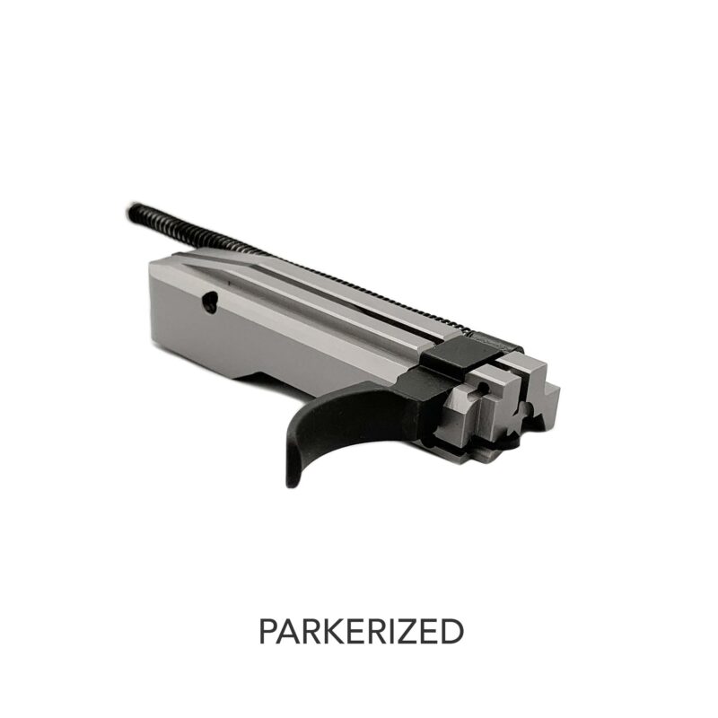 jwh custom ruger 1022 bolt with parkerized extended charging handle